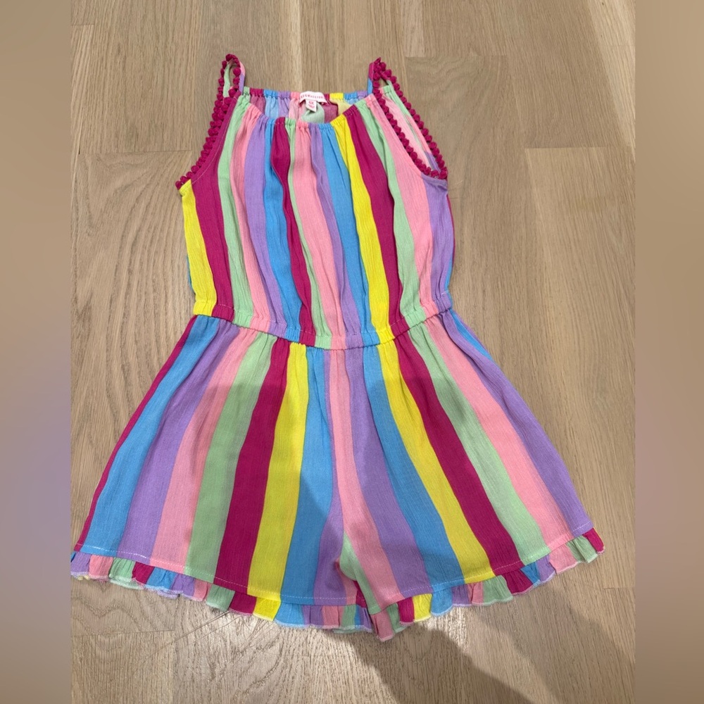 Colorful Striped Kids Romper by Design History